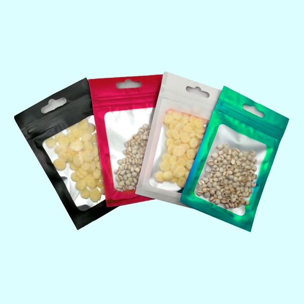 Custom clear packaging bags clearance