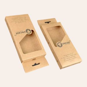 Wall Hanging Display Boxes, Kraft Boxes with window